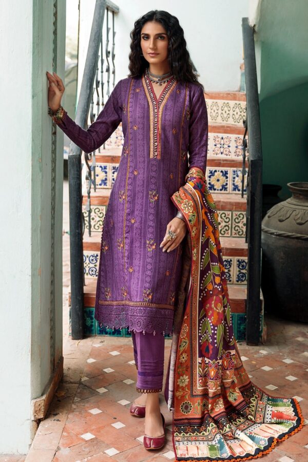 Motifz 3664-Aceh Digital Printed Khaddar Stitched Casuals