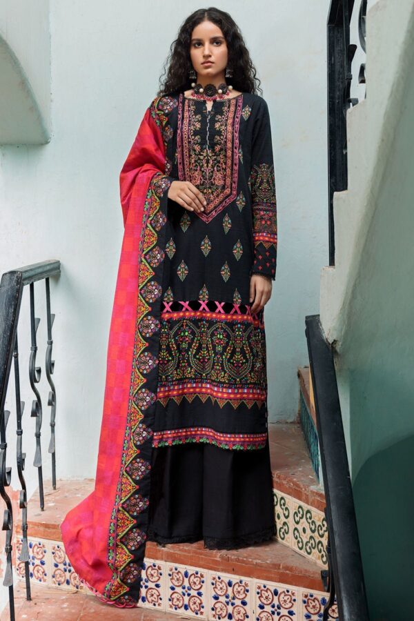 Motifz 3666-Mari-Gold Digital Printed Khaddar Stitched Casuals