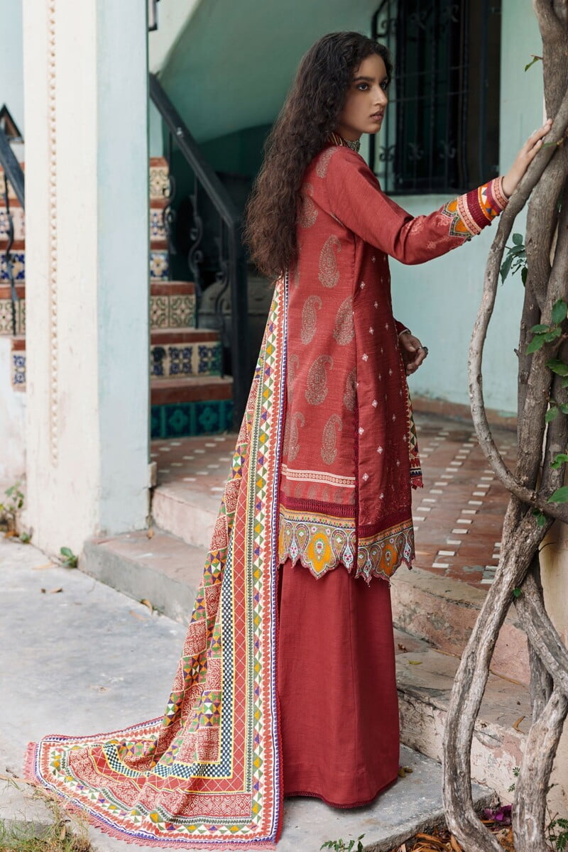 Motifz 3667-Bacopa Digital Printed Khaddar Stitched Casuals