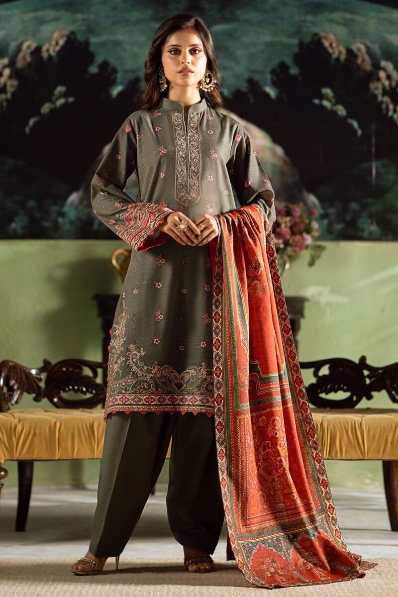 Motifz 4385-Chashme-Mast Digital Printed Khaddar Stitched Casuals