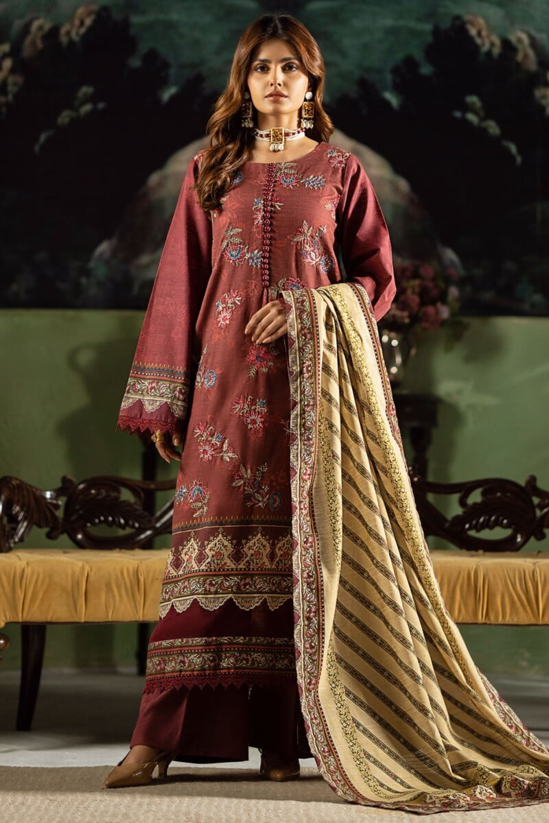 Motifz 4390-Soze-Yaqeen Digital Printed Khaddar Stitched Casuals