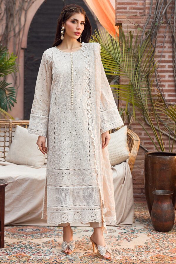 Farasha Ornate Noir Embroidered Lawn Ss 24 Collection 24