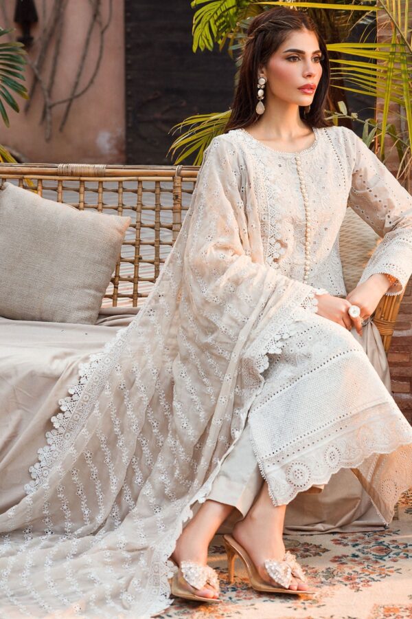 Farasha Ornate Noir Embroidered Lawn Ss 24 Collection 24