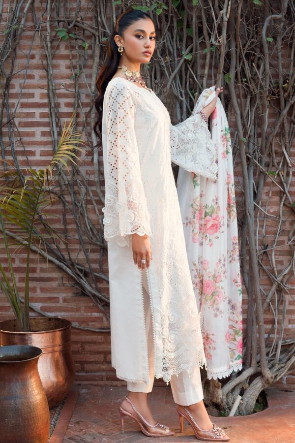 Motifz 4436-Rukaiyah Embroidered Lawn Unstitched Premium 2