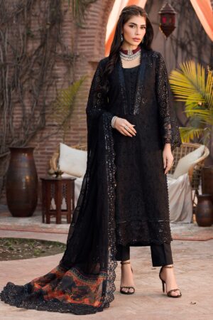 Motifz 4437-TABASSUM EMBROIDERED LAWN UNSTITCHED Premium 2