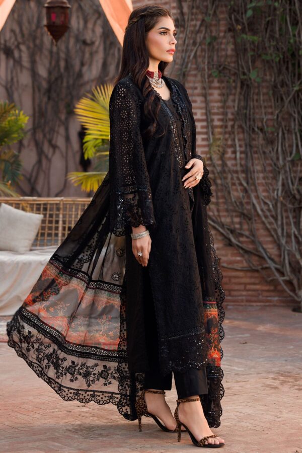 Motifz 4437-Tabassum Embroidered Lawn Unstitched Premium 2