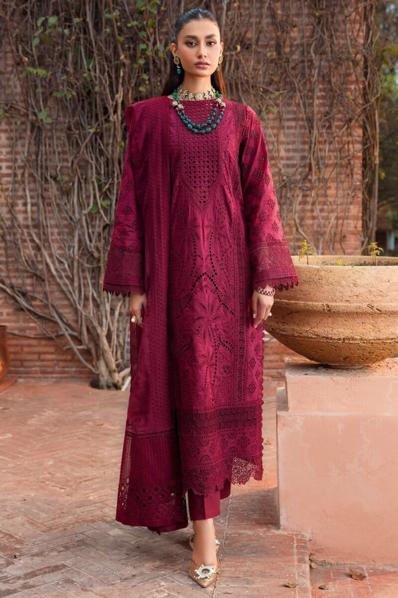 Motifz 4439-Yasmeen Embroidered Lawn Unstitched Premium 2