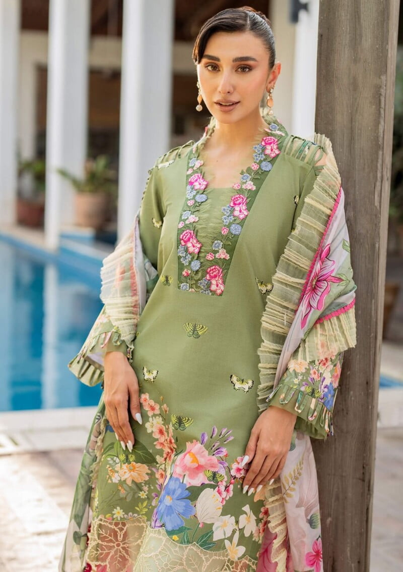 Asifa &Amp; Nabeel Am24 07 Meyna Meraki Summer Vol 2 Premium Lawn Collection