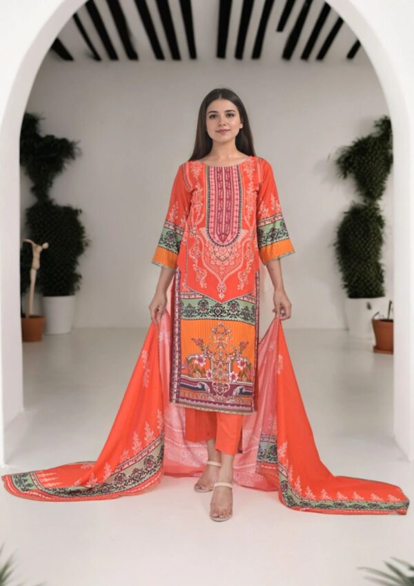 Noorma Kaamal Digital Lawn Nl24 01 Lawn Collection 24