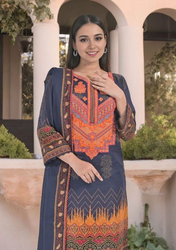 Noorma Kaamal Digital Lawn Nl24 05 Lawn Collection 24