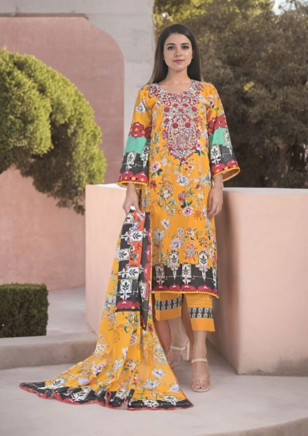 Noorma Kaamal Digital Lawn Nl24 07 Lawn Collection 24