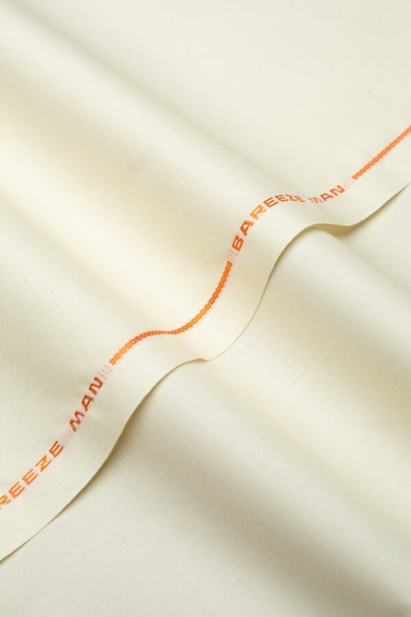 Bareeze Man Off White Premium Latha Fabric Suit Collection 2024