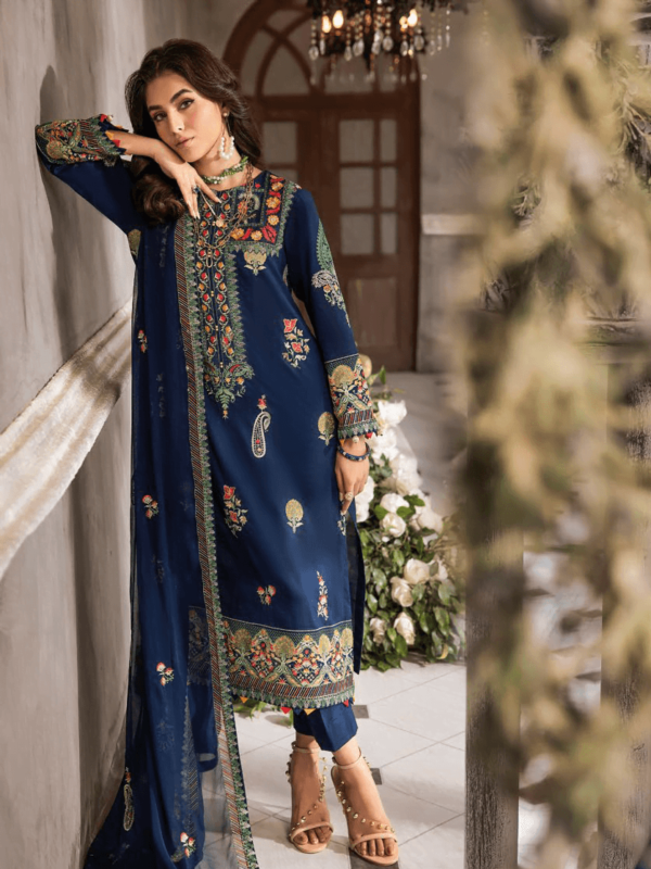 Gul Ahmed Pm-42028 Premium Embroidered Lawn Collection 2024