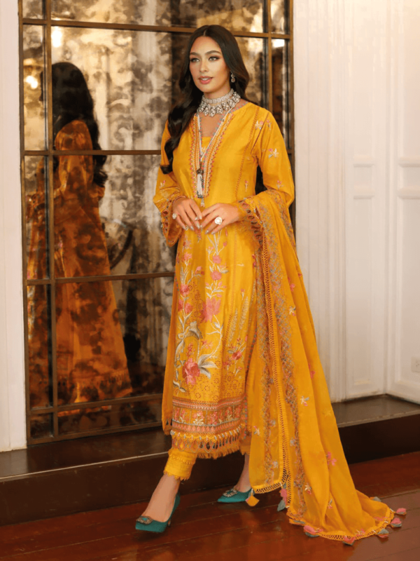 Gul Ahmed Pm-42035 Premium Embroidered Lawn Collection 2024