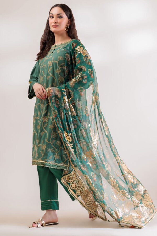 Bonanza Satrangi Green Cambric 3 Piece Pws5233P59 Festive Pret 2024