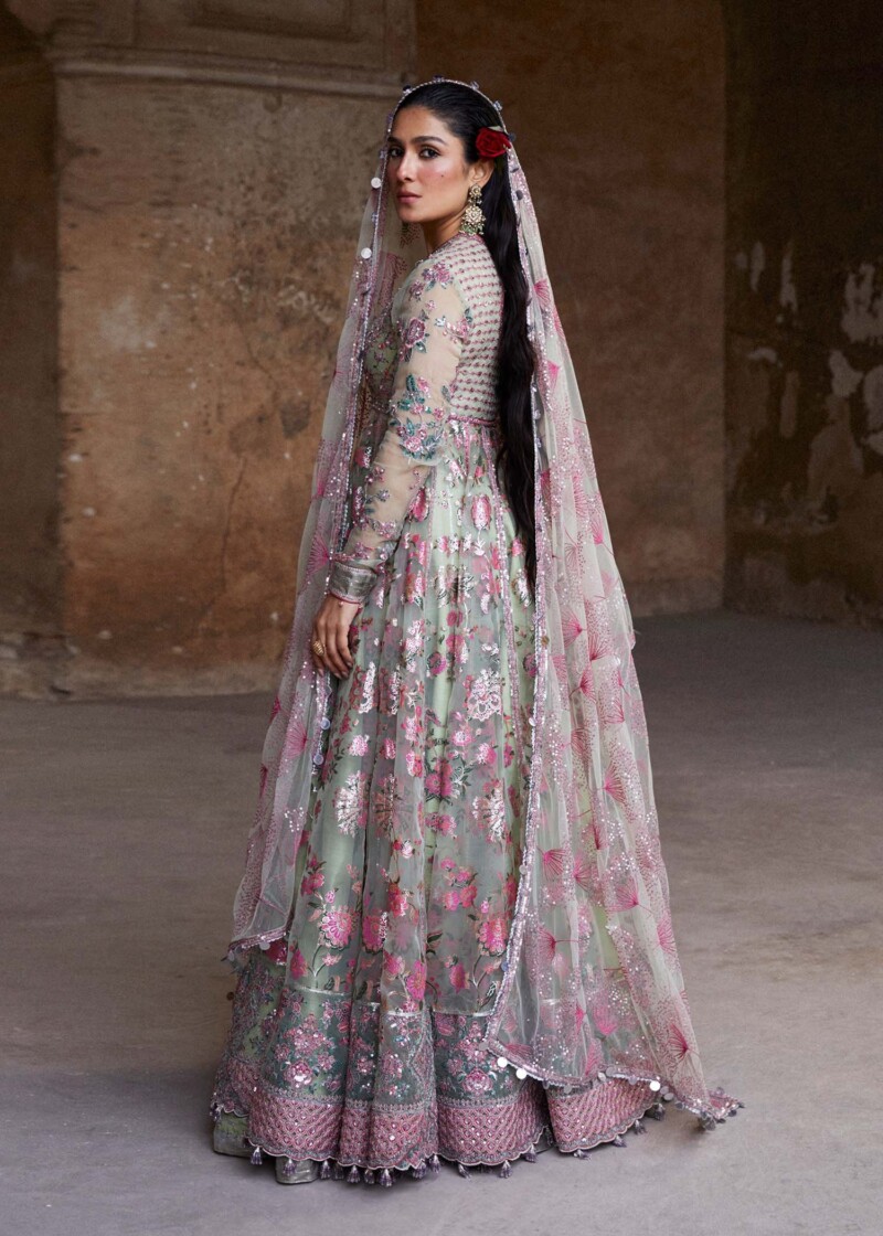 Hussain Rehar Dress Pankh Luxury Festive Formal Organza Collection 2024