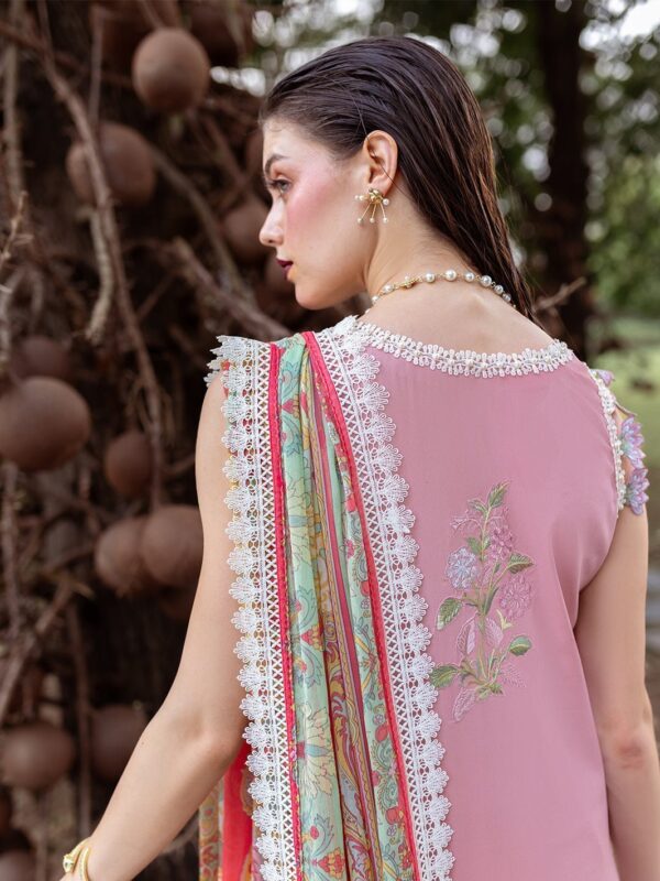 Roheenaz Dahlia Rnz-04B Peony Embroidered Lawn 3Pc Suit Collection 2024