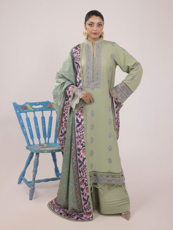 Faiza Faisal Pino Embroidered Lawn 3Pc Suit Collection 2024
