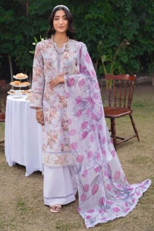 Humdum Plg-04 Embroidered Lawn Collection 2024