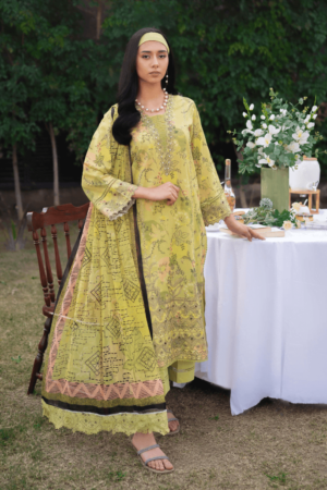 Humdum Plg-09 Embroidered Lawn Collection 2024