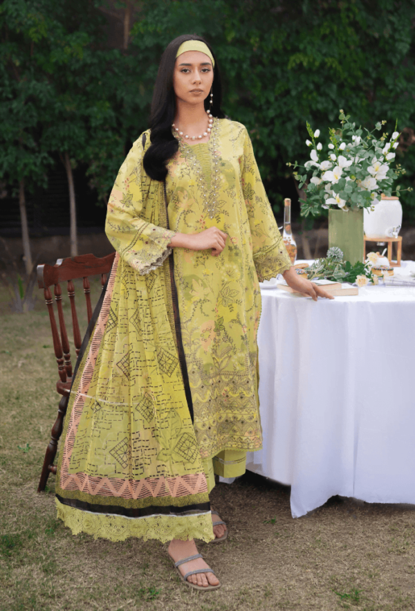 Humdum Plg-09 Embroidered Lawn Collection 2024