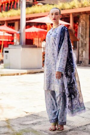 Roheenaz Taneez RT24 03 A Afsaneh Lawn Collection 24