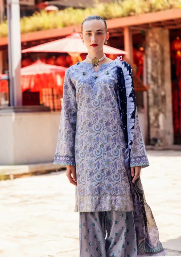 Roheenaz Taneez Rt24 03 A Afsaneh Lawn Collection 24