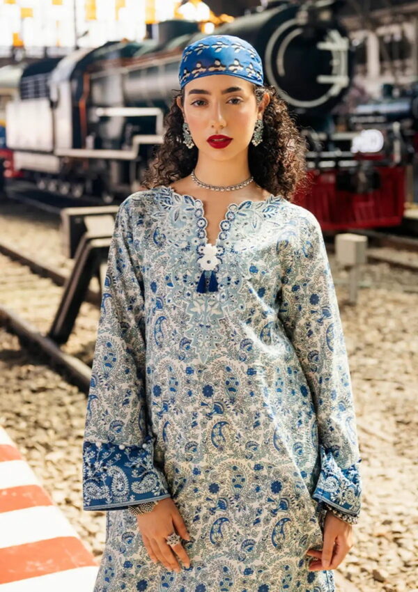 Roheenaz Taneez Rt24 05 B Samira Lawn Collection 24