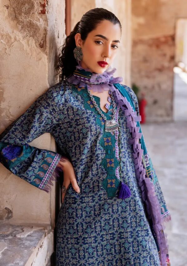 Roheenaz Taneez Rt24 06 B Elika Lawn Collection 24