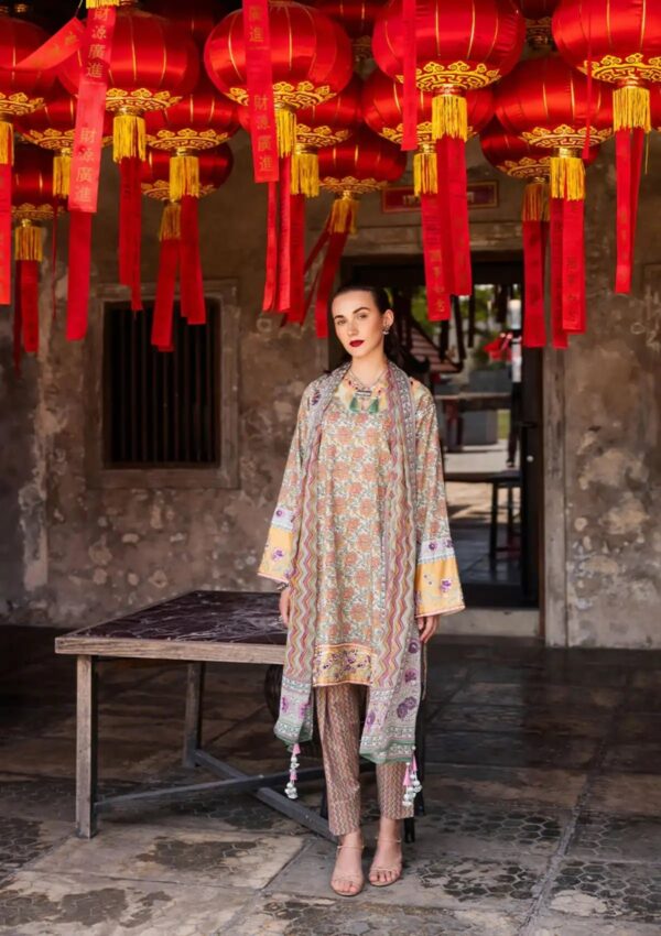 Roheenaz Taneez Rt24 09 B Laleh Lawn Collection 24