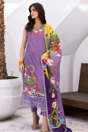 Roheenaz Leya Rnz-08a Flamingo Fancy Printed Lawn Collection 2024