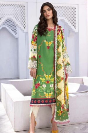 Roheenaz Leya Rnz-09b Starfish Stroll Printed Lawn Collection 2024