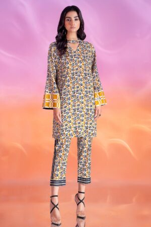 Charizma 2 Pc Printed Cotton Shirt With Trouser Cpm 4 309 Co Ord Sets