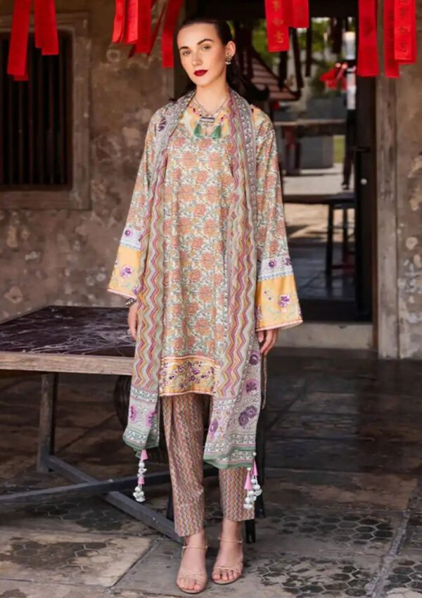 Roheenaz Taneez Rt24 09 B Laleh Lawn Collection 24