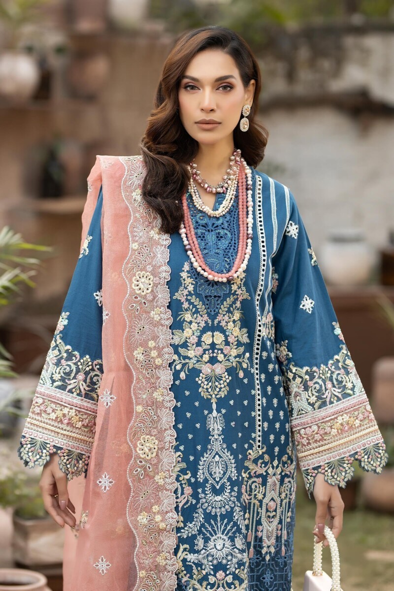 Serene Premium S.L 42 Hana Embroidered Lawn 3pc Suit Collection 2024