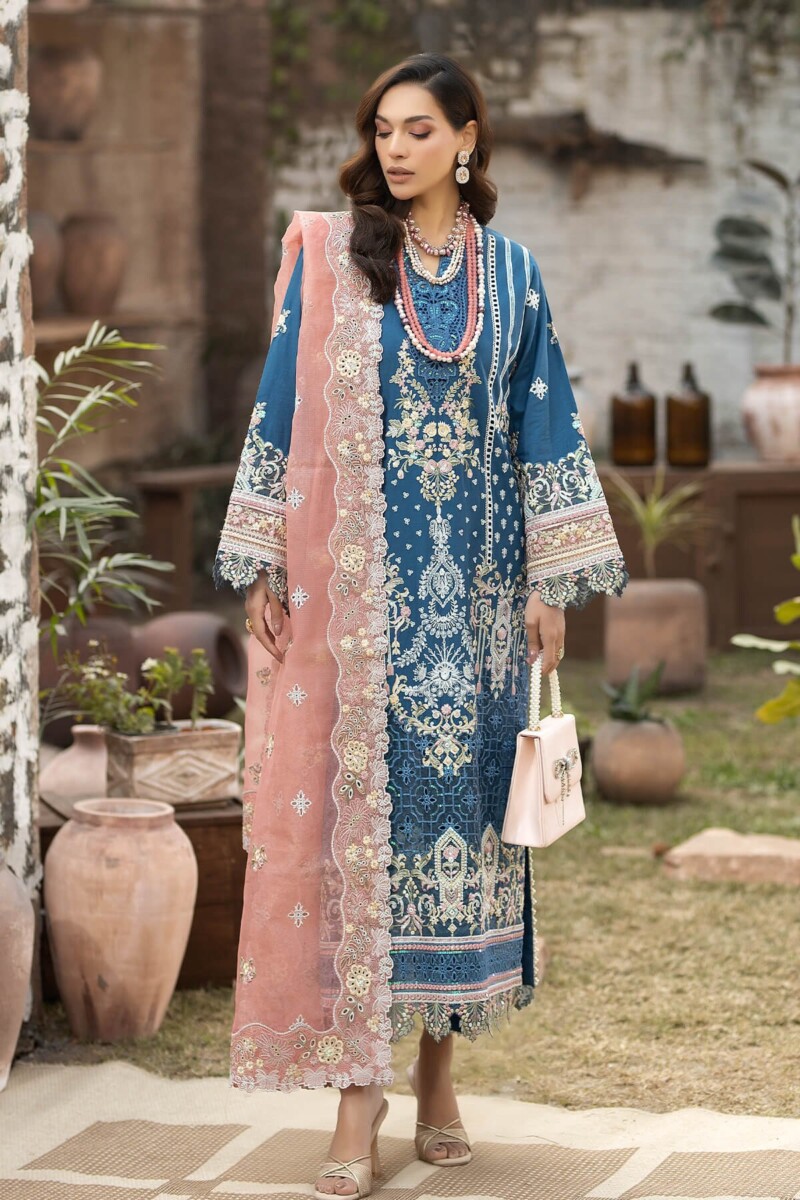 Serene Premium S.L 42 Hana Embroidered Lawn 3pc Suit Collection 2024