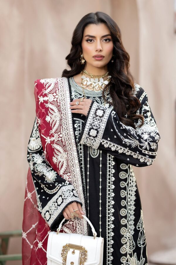 Serene Premium S.l 48 Aafia Embroidered Lawn 3Pc Suit Collection 2024