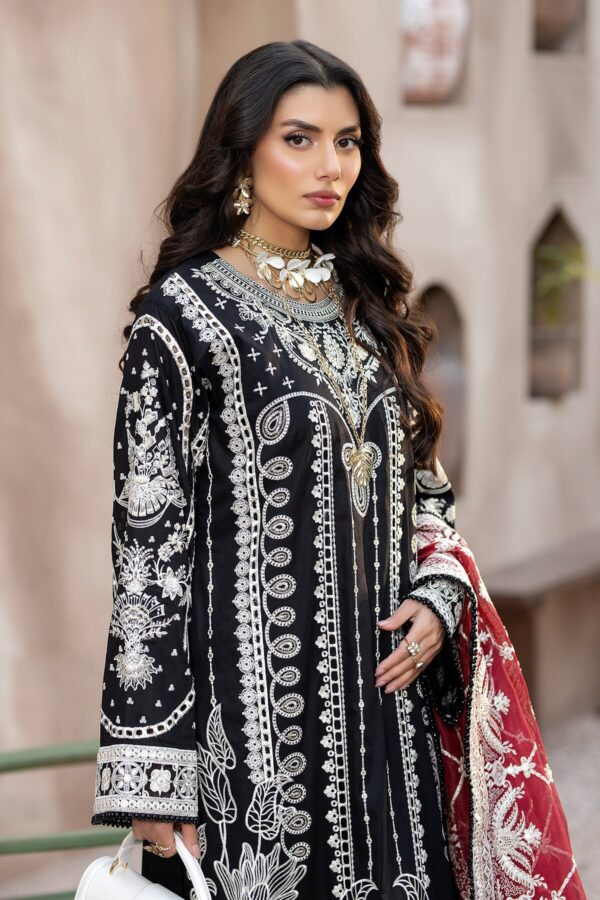 Serene Premium S.l 48 Aafia Embroidered Lawn 3Pc Suit Collection 2024