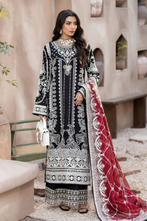 Serene Premium S.l 48 Aafia Embroidered Lawn 3Pc Suit Collection 2024