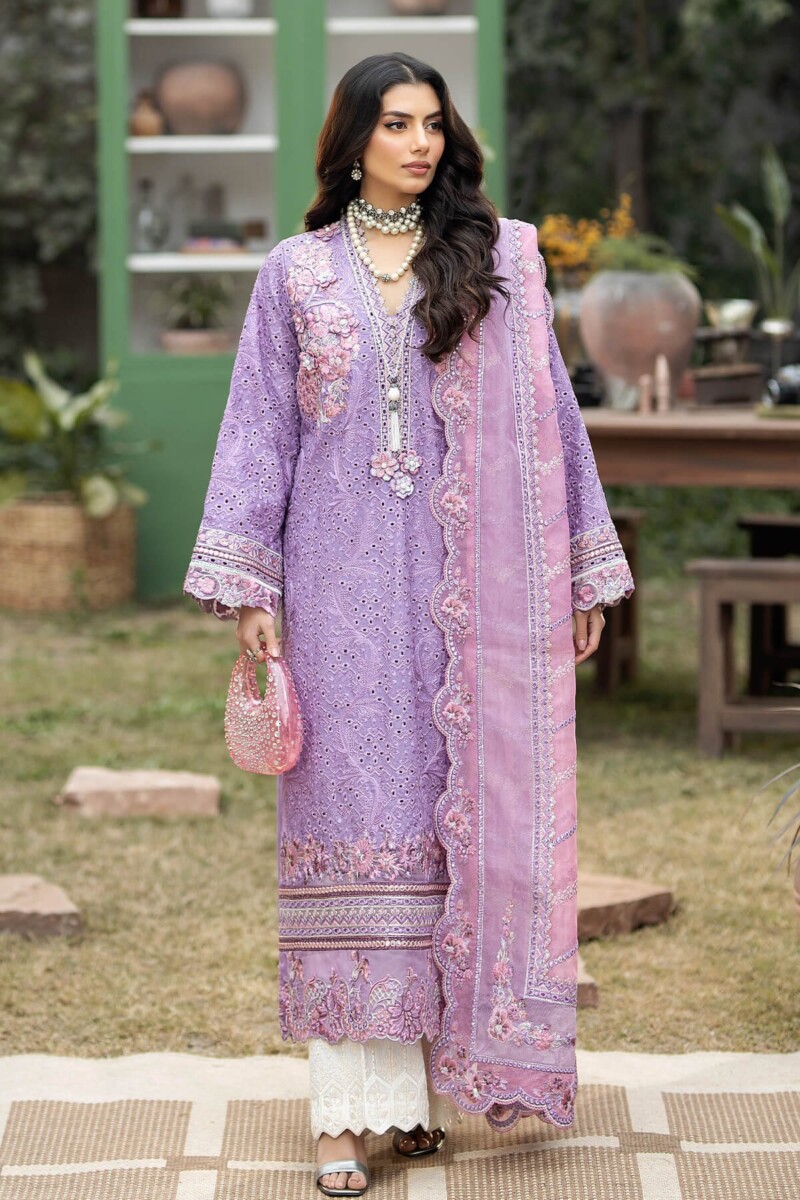 Serene Premium S.l 50 Gul Embroidered Lawn 3Pc Suit Collection 2024