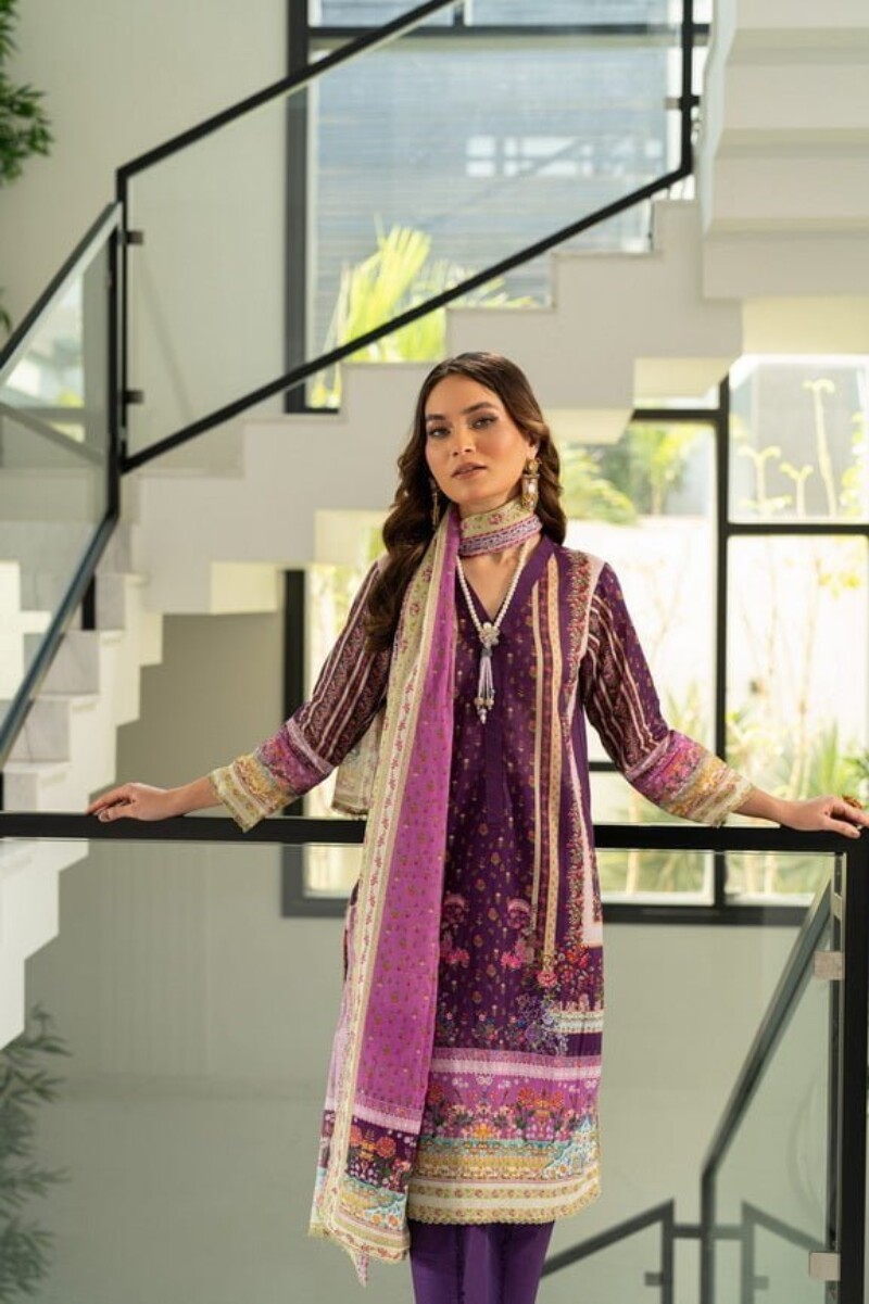 Regalia Salina S8-01 Vol-08 Digital Printed Lawn Collection 2024