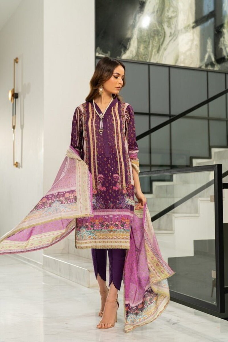 Regalia Salina S8-01 Vol-08 Digital Printed Lawn Collection 2024