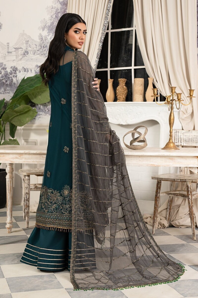 Zarif Afsanah Zaf 04 Guriya Luxury Embroidered Net 3Pc Collection 2024