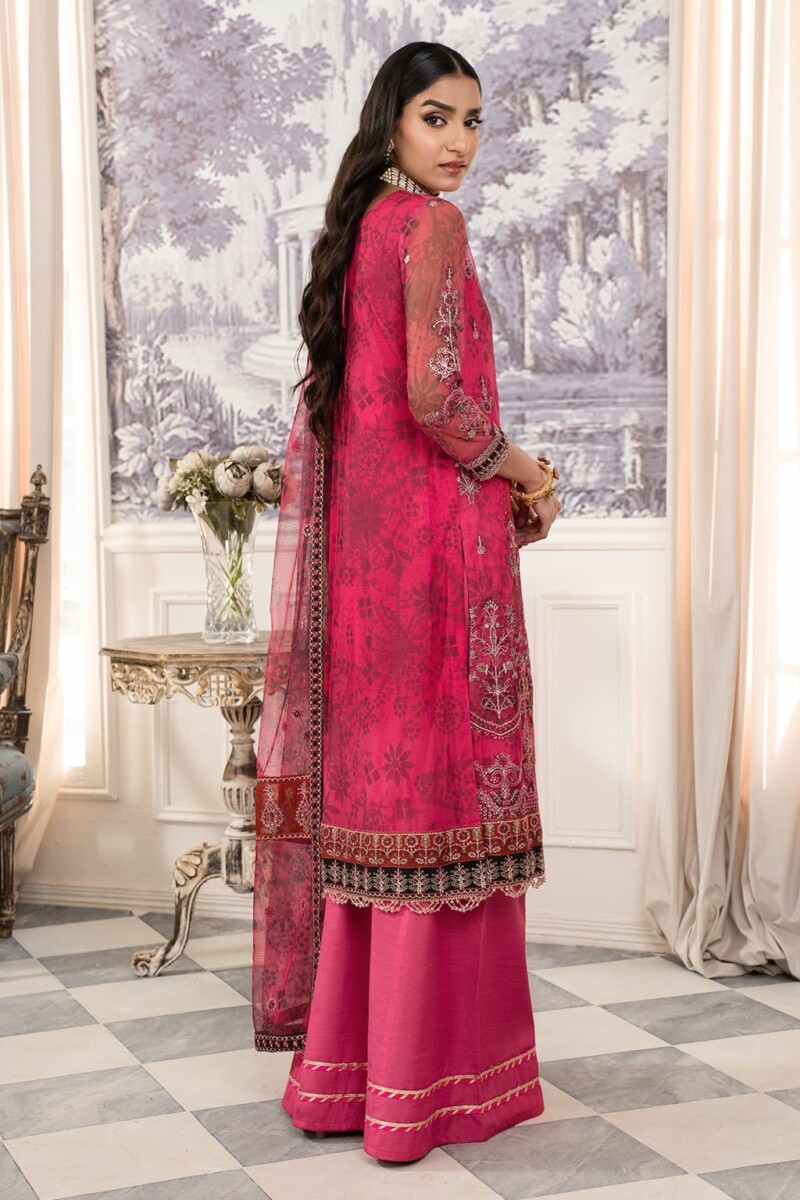 Zarif Afsanah Zaf 05 Jhoom Luxury Embroidered Net 3Pc Collection 2024