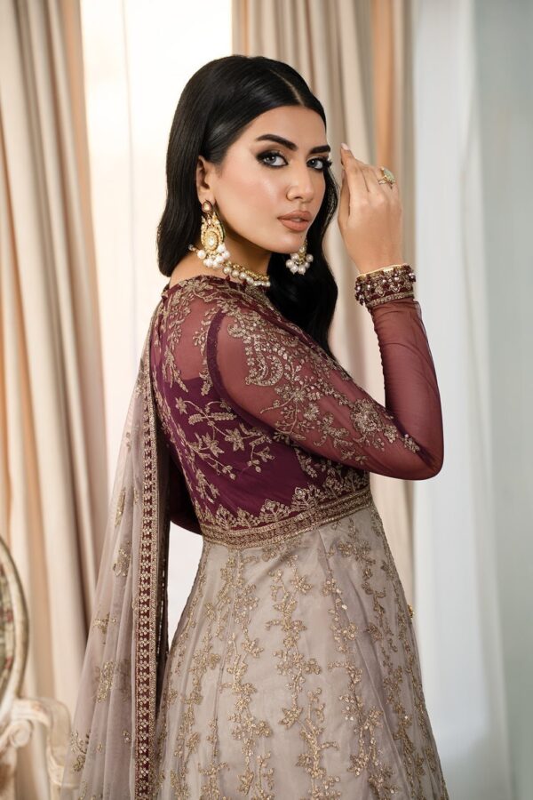 Zarif Afsanah Zaf 01 Zohra Luxury Embroidered Net 3Pc Collection 2024