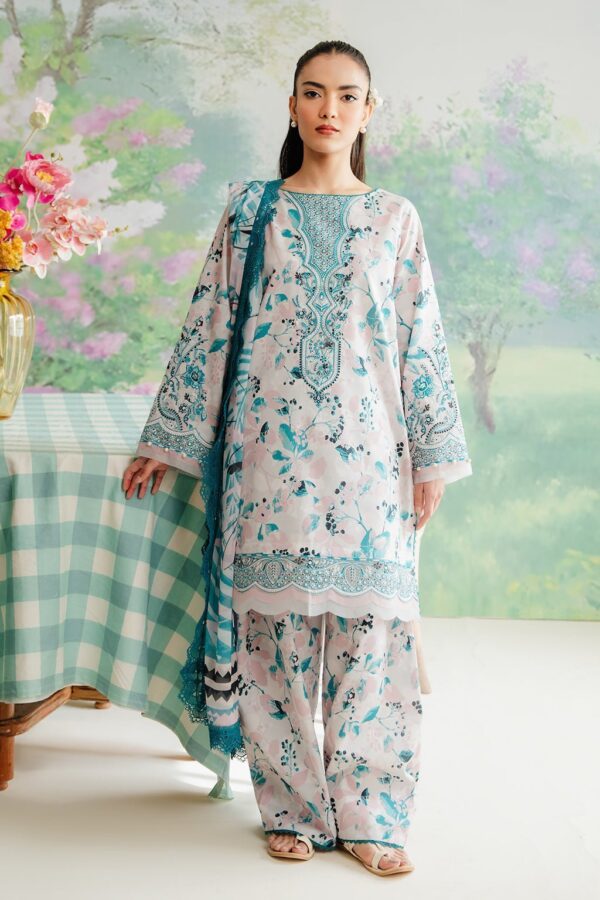 Afrozeh Cashmere The Floral Charm Lawn'24