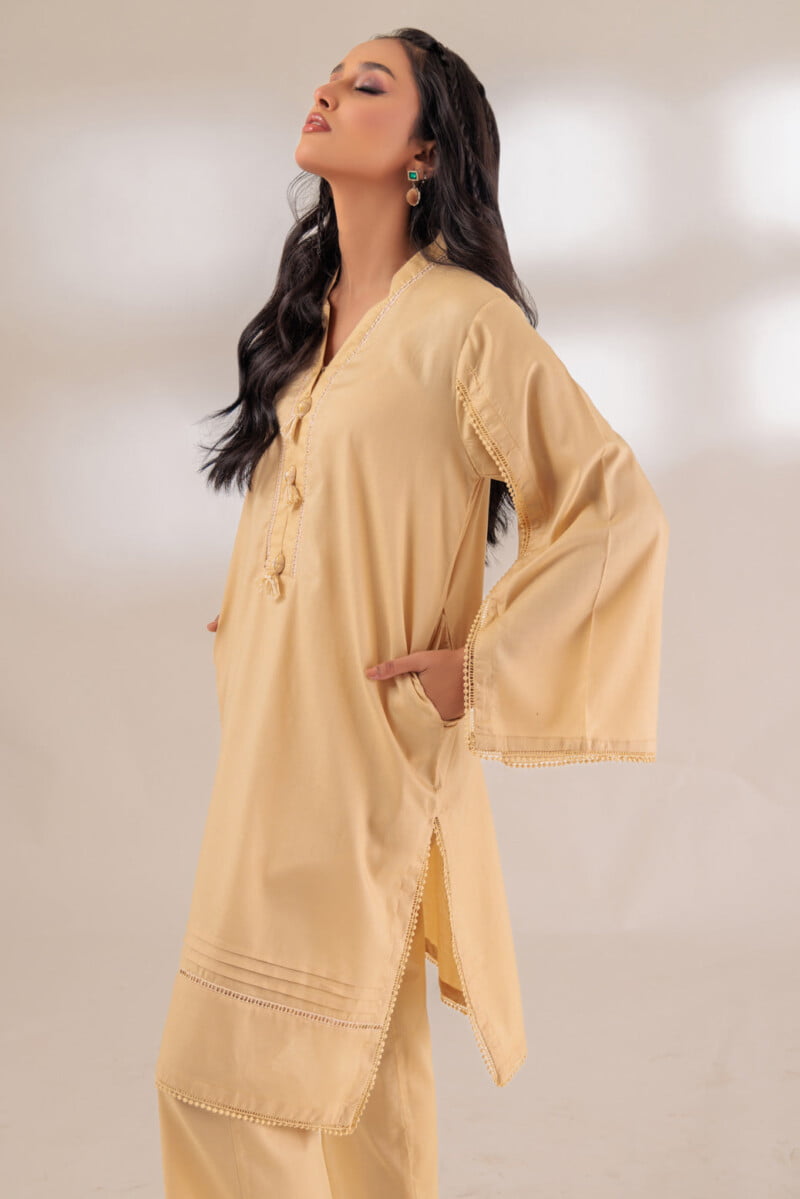 Bonanza Satrangi Beige Dobby 2 Piece Sas232p27 Solid Pret