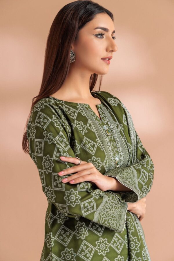 Bonanza Satrangi Green Jacquard 3 Piece Sj1243P04 Festive Pret 2024