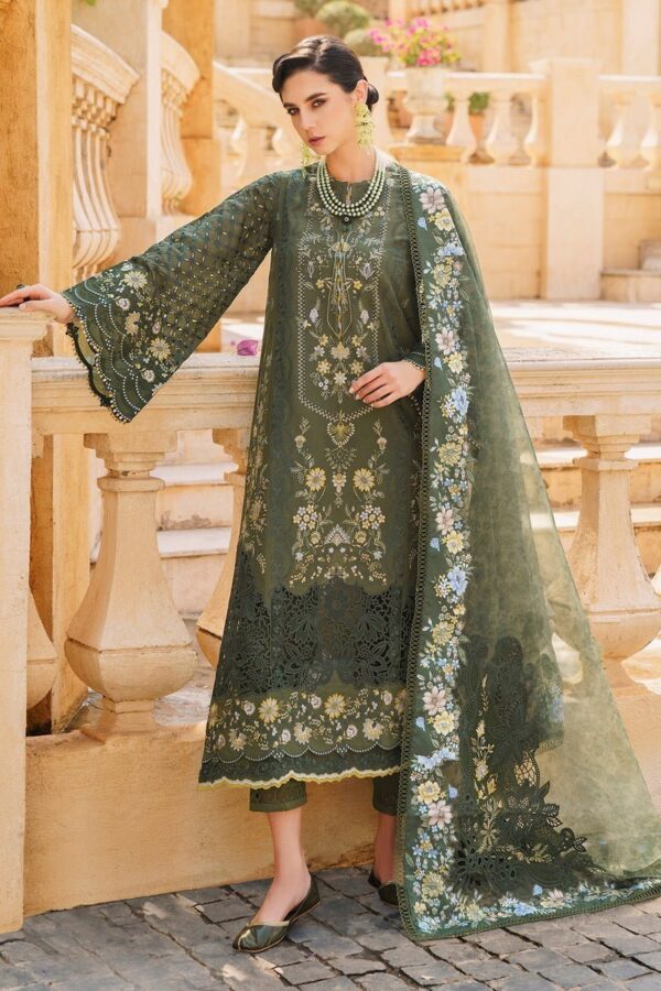 Baroque Bqu-Sl12-D10 Swiss Lawn 3Pc Suit Collection 2024