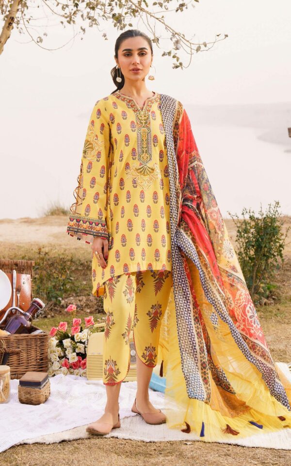 Asifa &Amp; Nabeel M 04 Sonnet Meraki Premium Lawn Collection